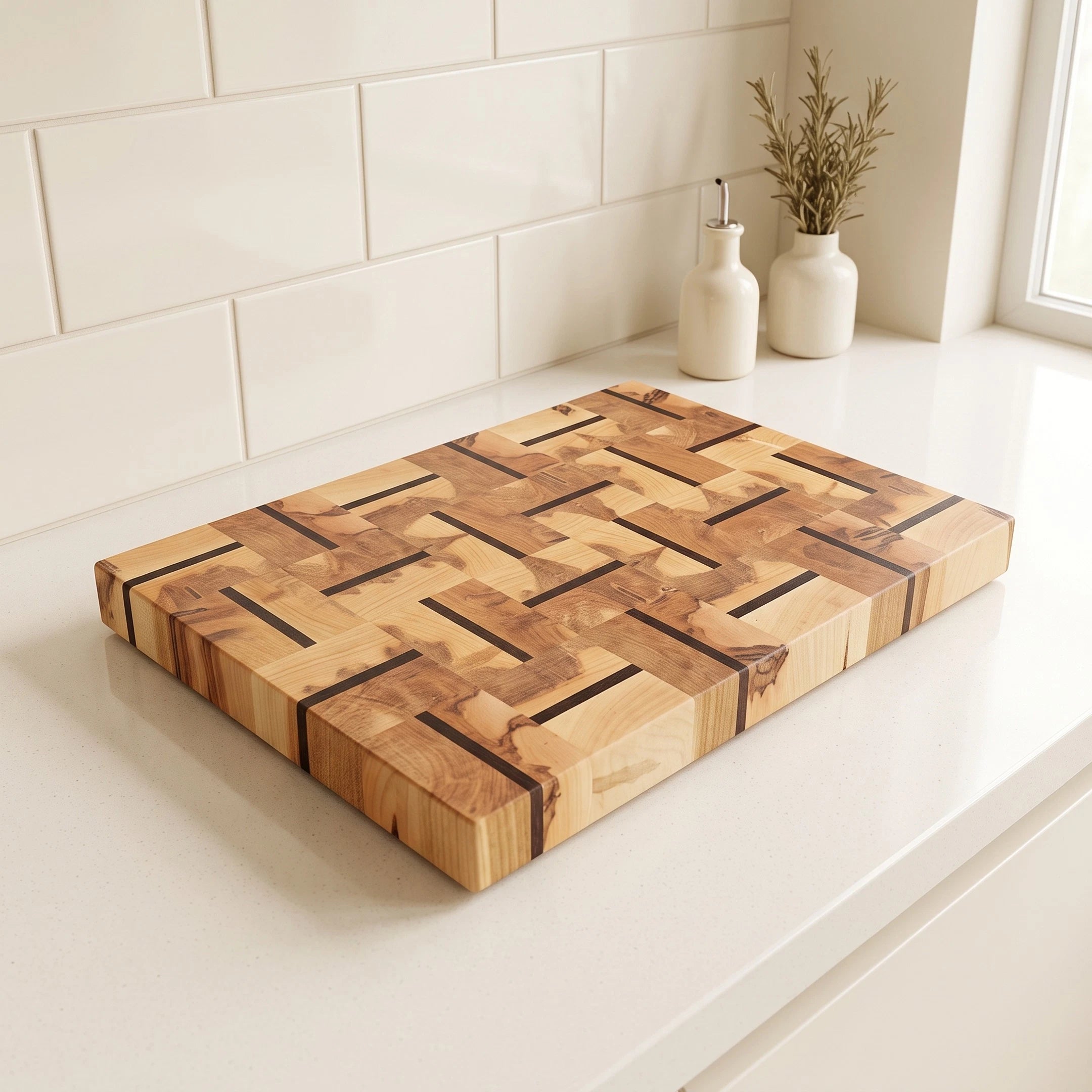 End Grain Cutting Board 11”x16.25”