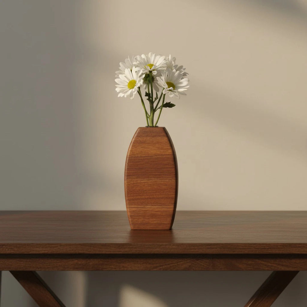 Black Walnut Flower Vase