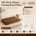 Brick Pattern Cutting Board Plans