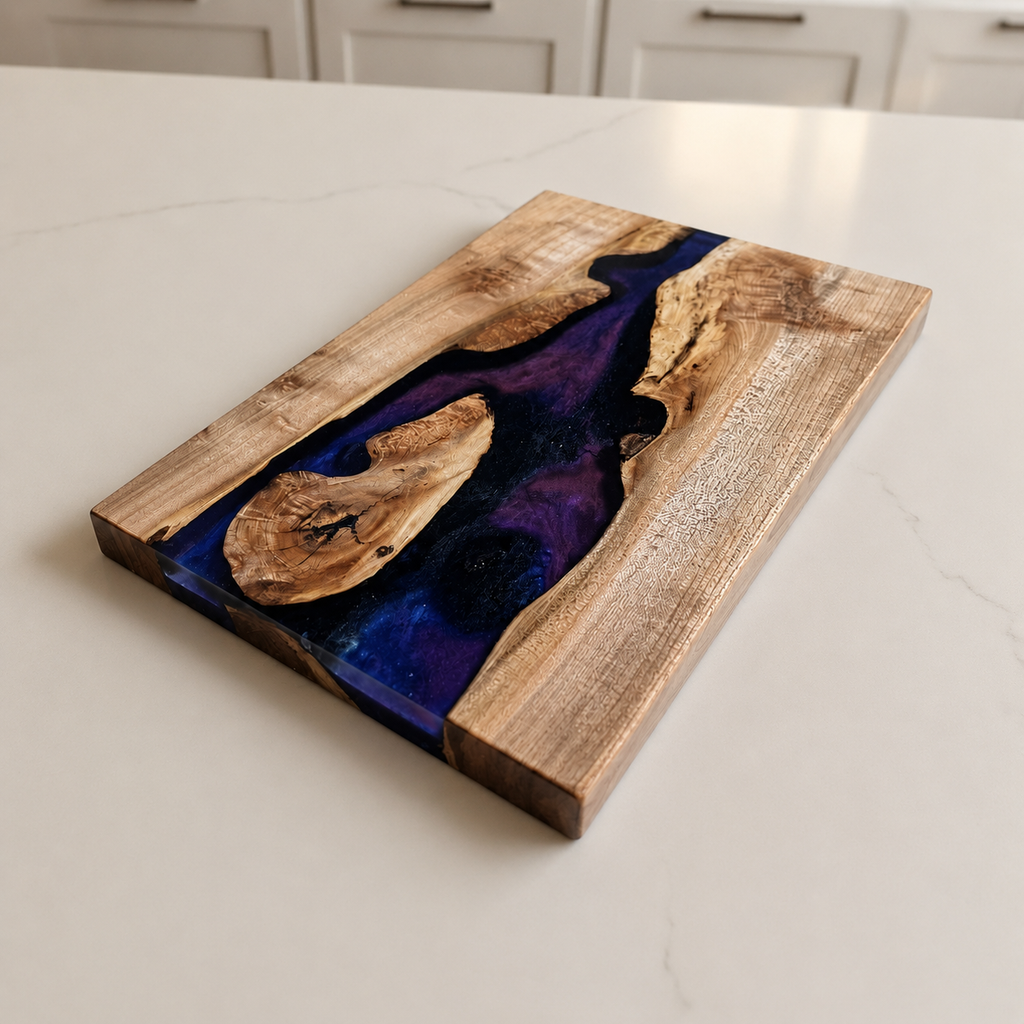Resin River Charcuterie Board