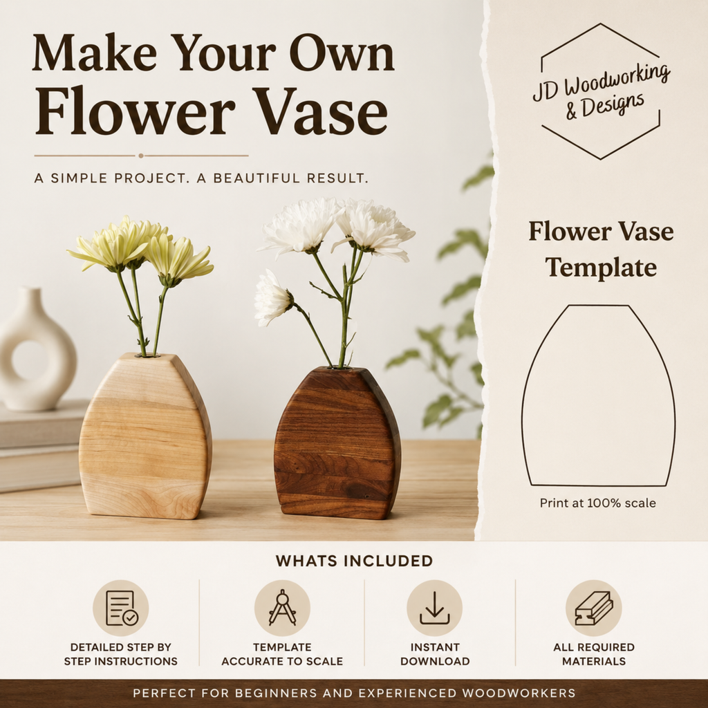 Vase Woodworking Template