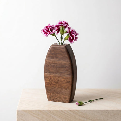 Black Walnut Flower Vase