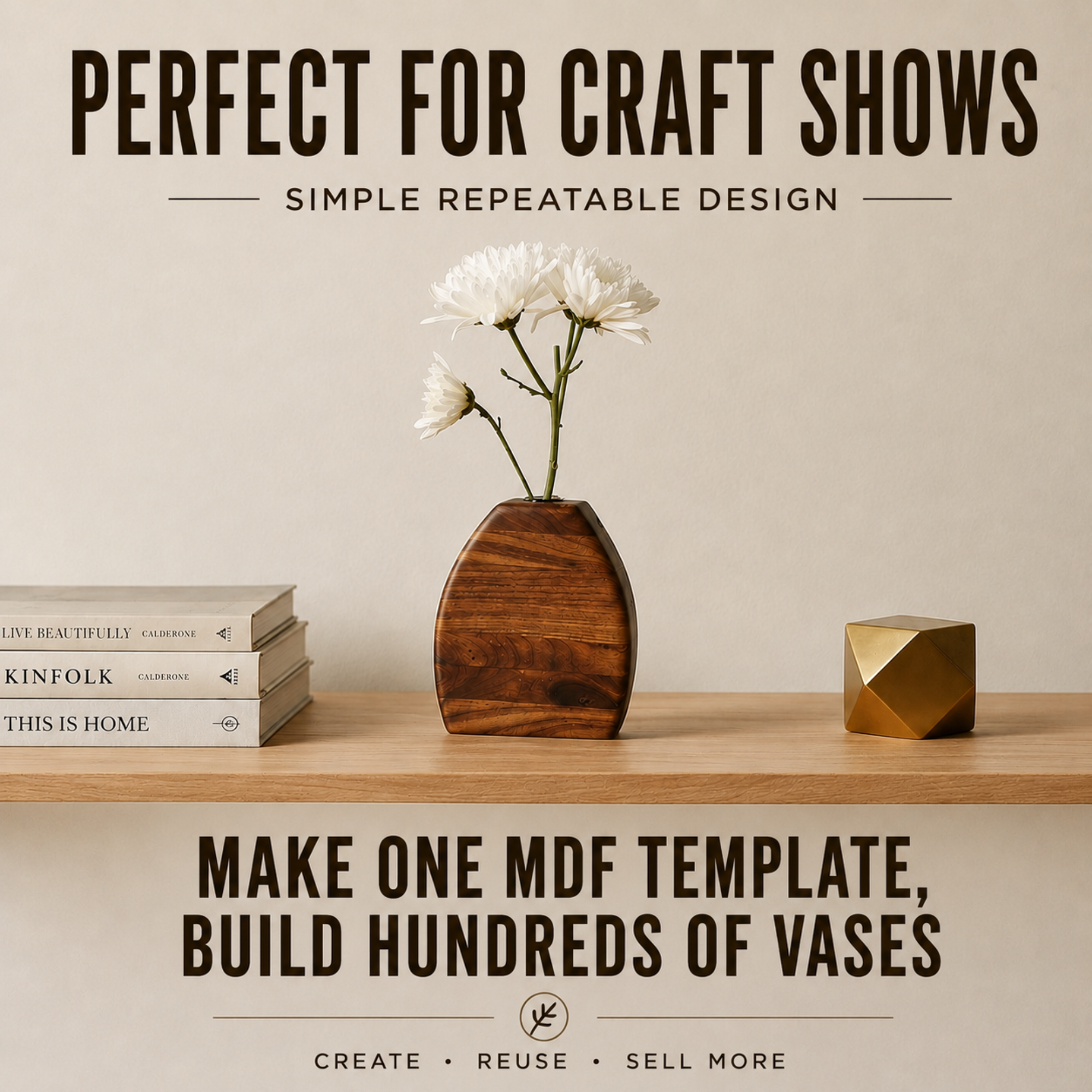 Vase Woodworking Template