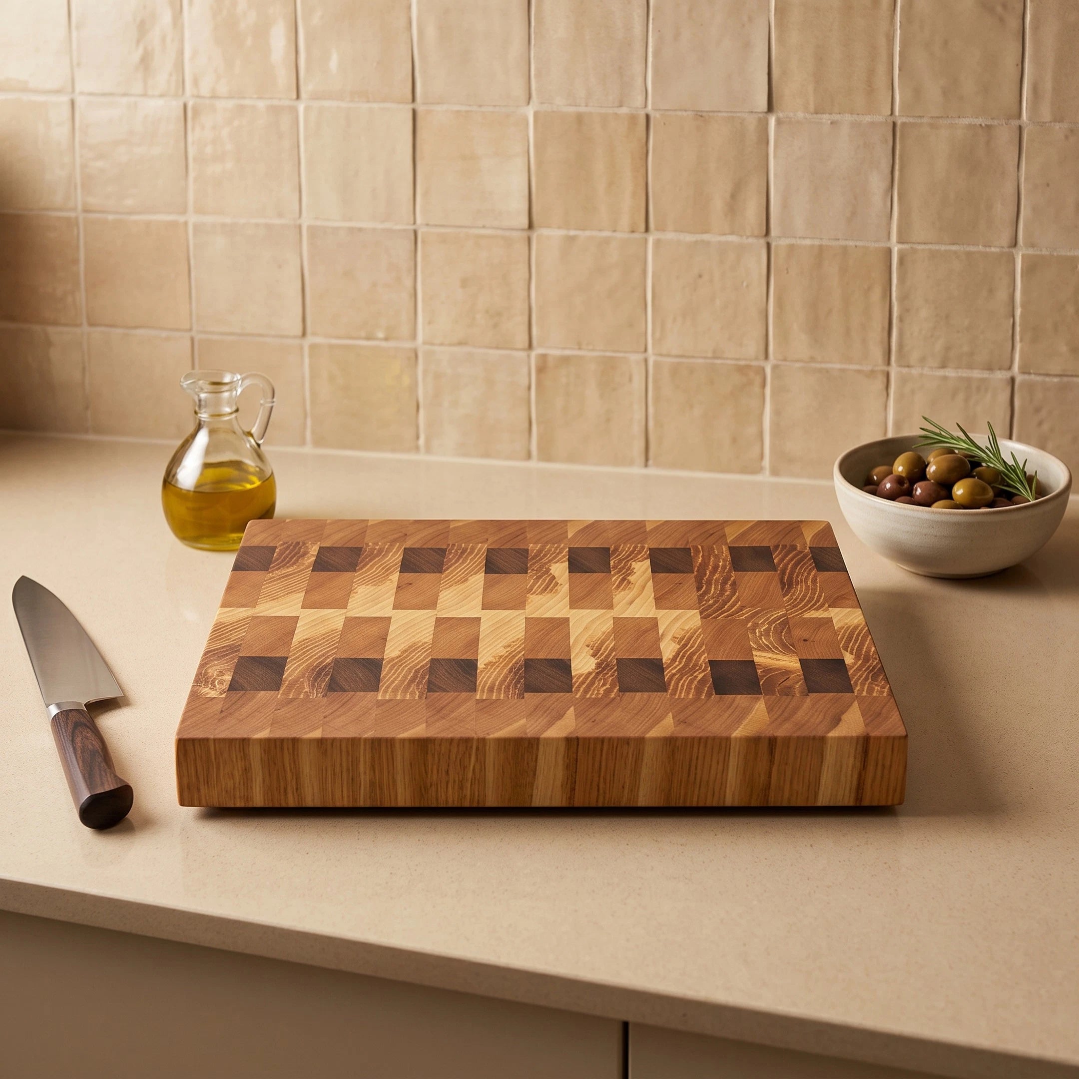 Small End Grain Cutting Board 12.25x9.75