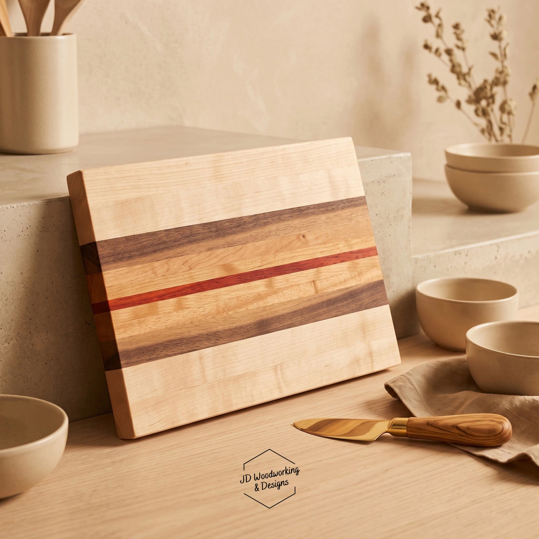 Edge Grain Cutting Board | 14”x8.75”