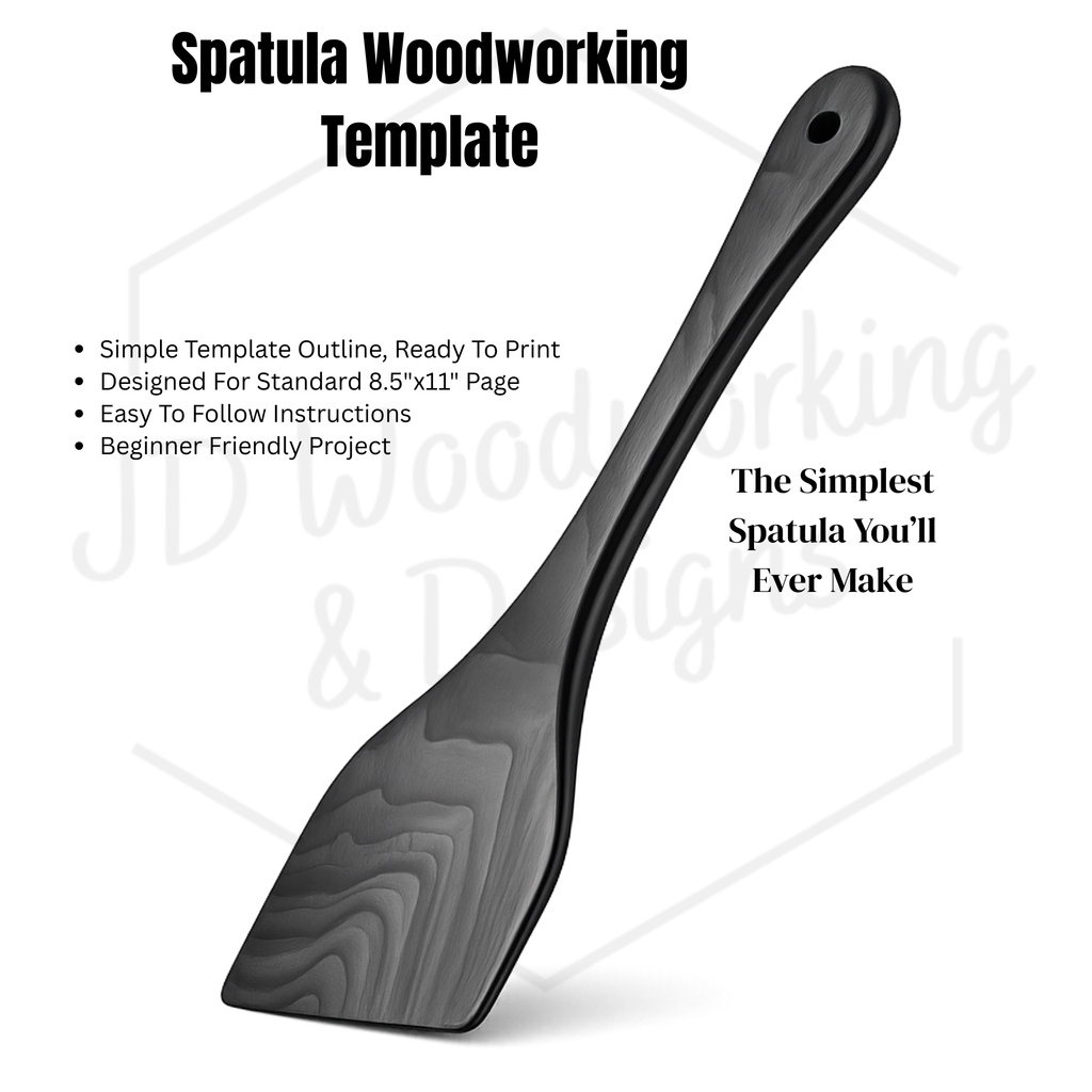 Spatula Woodworking Template