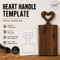 Heart Handle Template